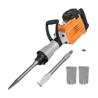 Demolition hammer with chisel bits